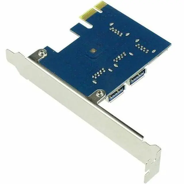Alt view image 3 of 6 - PCIe 1 to 4 PCI express 16X slots Riser Card PCI-E 1X to External 4 PCI-e Slot