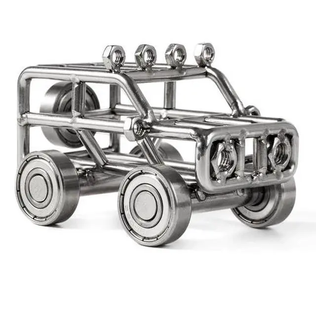 Main image of Handmade Metal Antique Vintage Car Model Home Decor Decoration Ornaments Vehicle