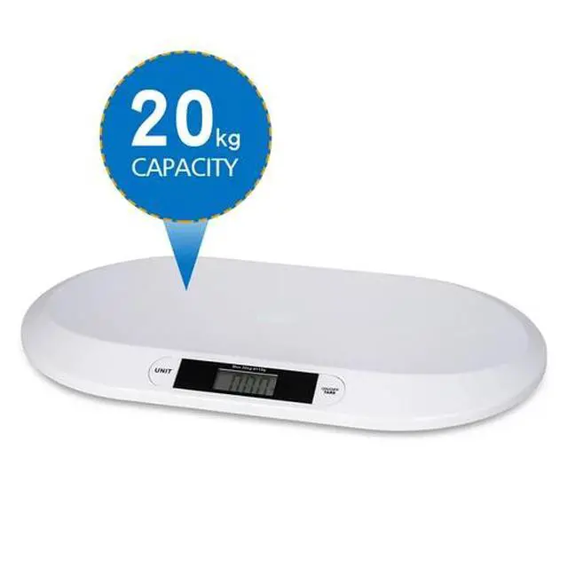 Alt view image 4 of 7 - 20kg / 44lb Capacity Digital Pet Baby Newborns Weighing Scale LCD Display ABS US