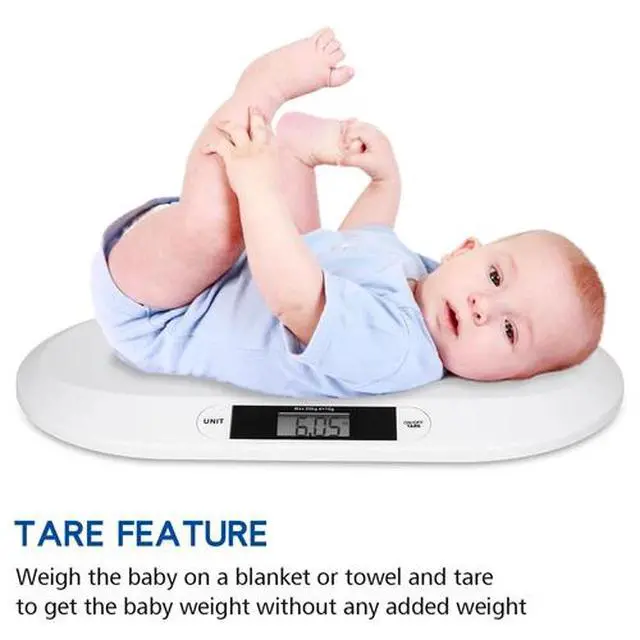 Alt view image 6 of 7 - 20kg / 44lb Capacity Digital Pet Baby Newborns Weighing Scale LCD Display ABS US