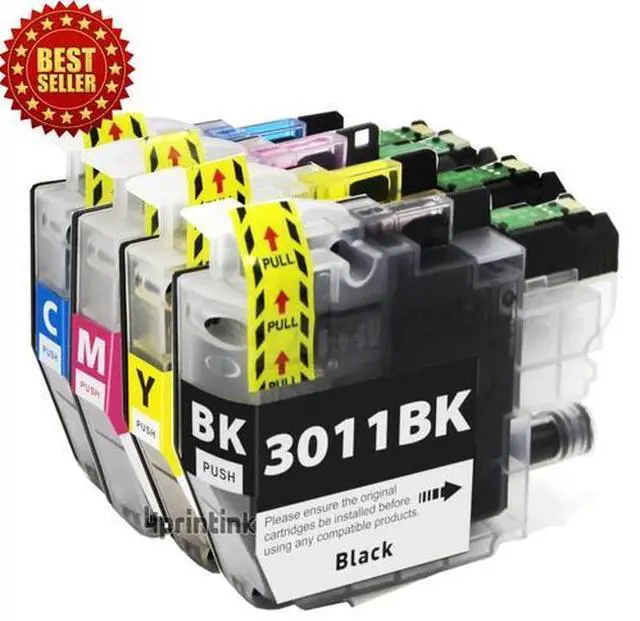 Main image of 4PK LC3011 LC-3011 Ink Cartridge for Brother MFC-J491DW MFC-J497DW/J690DW/J8950D