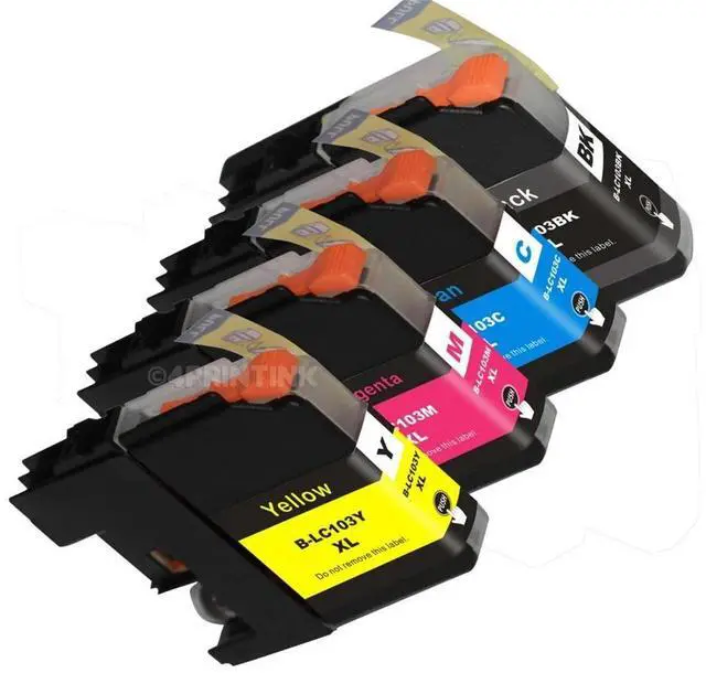 Main image of *4 Pk LC103 LC-103 HY Ink Fits Brother MFC-J245, MFC-J285DW with CHIP