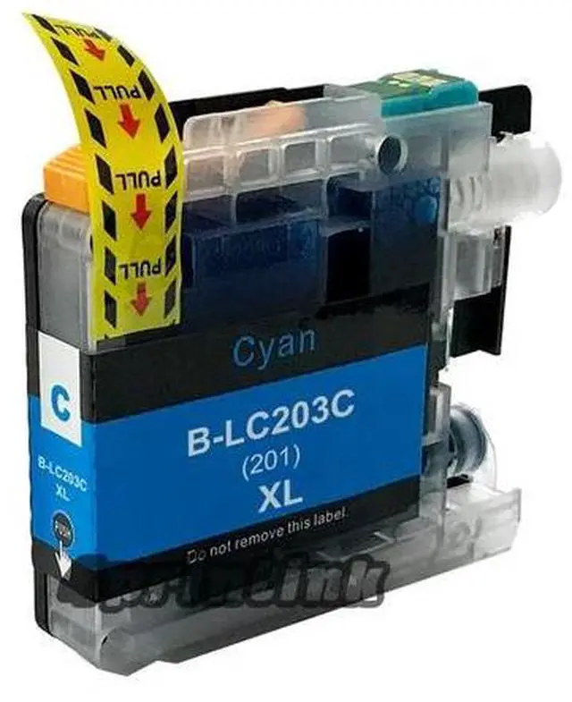 Alt view image 4 of 5 - 10pk Ink for LC203 Brother LC203xl mfc J480dw J460dw J485dw J680dw LC201