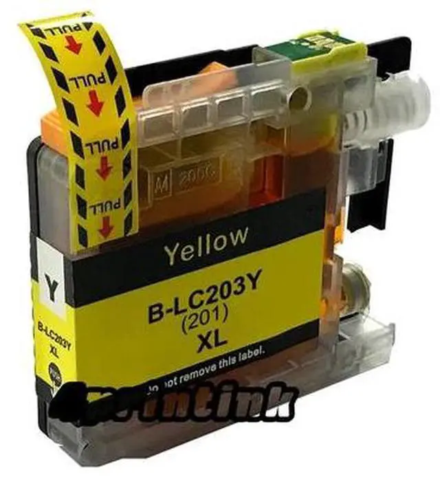 Alt view image 5 of 5 - 8 pack Ink Cartridges for Bro LC201 LC203xl Mfc J680dw J460dw J480dw J885dw