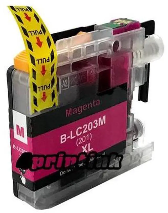 Alt view image 3 of 5 - 8 pack Ink Cartridges for Bro LC201 LC203xl Mfc J680dw J460dw J480dw J885dw