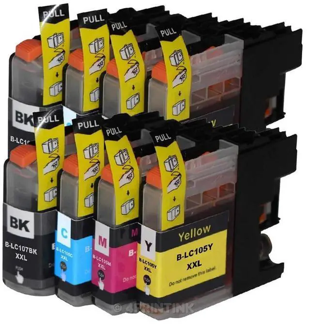 Main image of 8 Pack LC103 HY Ink For Brother MFC-J450DW MFC-J475DW, MFC-J470DW