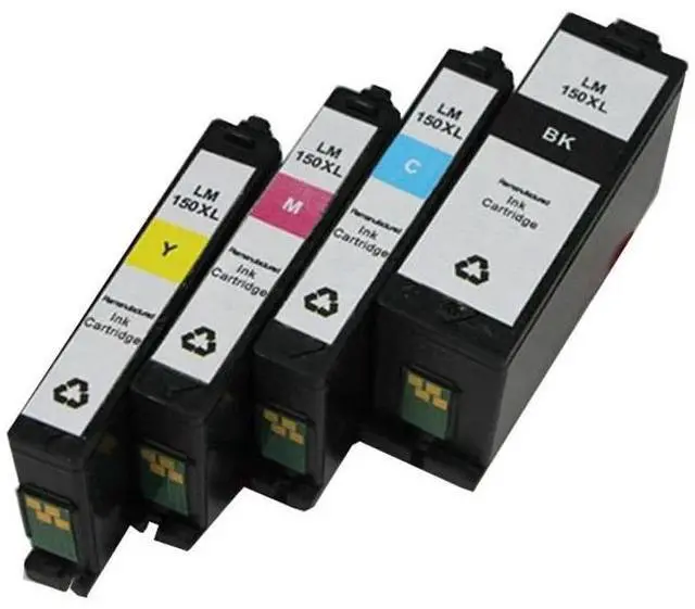 Main image of 4 pack Lexmark 150XL Compatible Ink Cartridge Set For Lexmark 150 Pro715 Pro915
