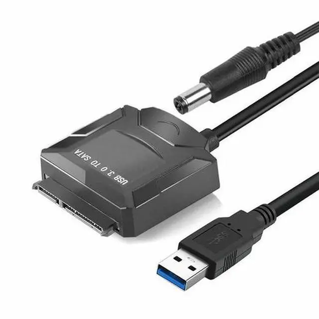 Alt view image 5 of 7 - USB 3.0 to SATA III Adapter for 2.5" 3.5" SSD HDD Hard Drive with 12V/2A Power