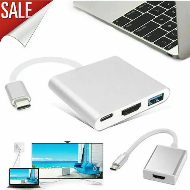 Alt view image 7 of 7 - NEW USB Type C to HDMI HDTV TV Cable Adapter Converter For USB-C Phone Tablet