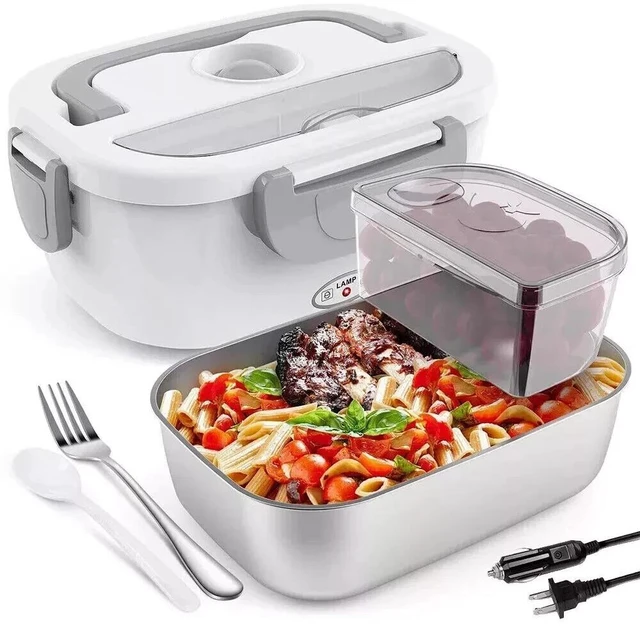 Main image of 1.5L Electric Heating Lunch Box Portable for Car Office Food Warmer Container US