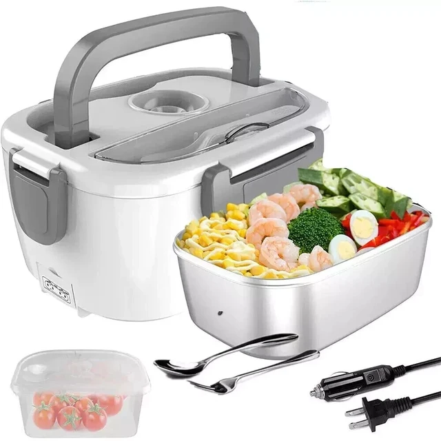 Alt view image 4 of 7 - 1.5L Electric Heating Lunch Box Portable for Car Office Food Warmer Container US