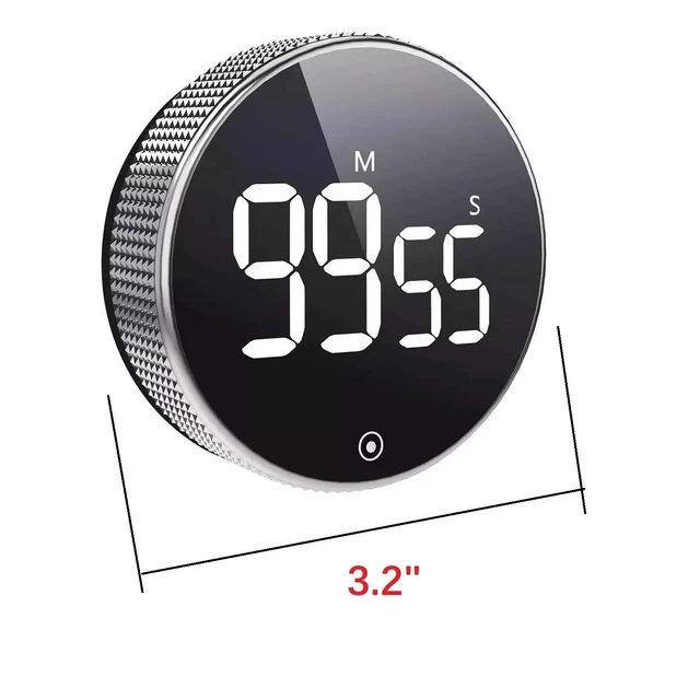 Alt view image 6 of 7 - Large LCD Digital Kitchen Cooking Timer Count-Down Up Clock Loud Alarm Magnetic