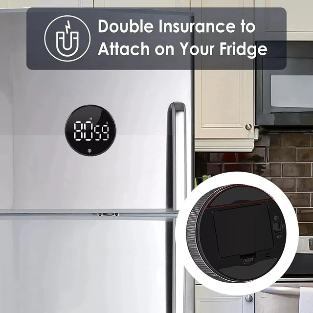 Alt view image 7 of 7 - Large LCD Digital Kitchen Cooking Timer Count-Down Up Clock Loud Alarm Magnetic