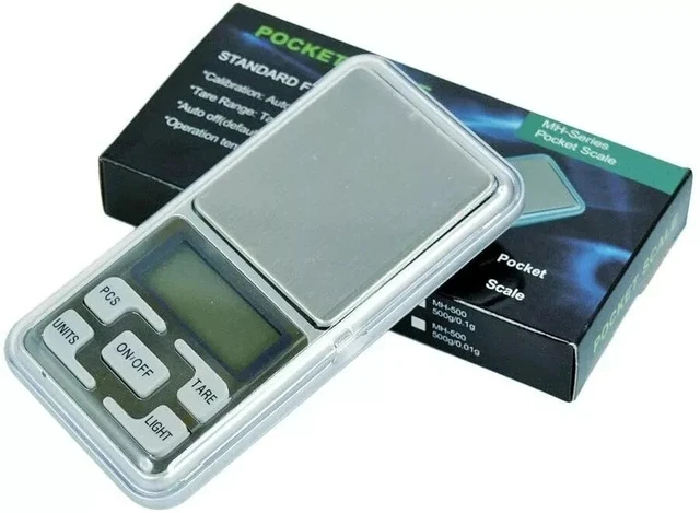 Alt view image 5 of 7 - 0.01g - 200g Gram Mini Digital LCD Balance Weight Pocket Jewelry Diamond Scale