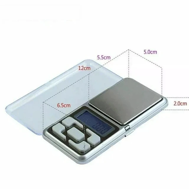 Alt view image 6 of 7 - 0.01g - 200g Gram Mini Digital LCD Balance Weight Pocket Jewelry Diamond Scale