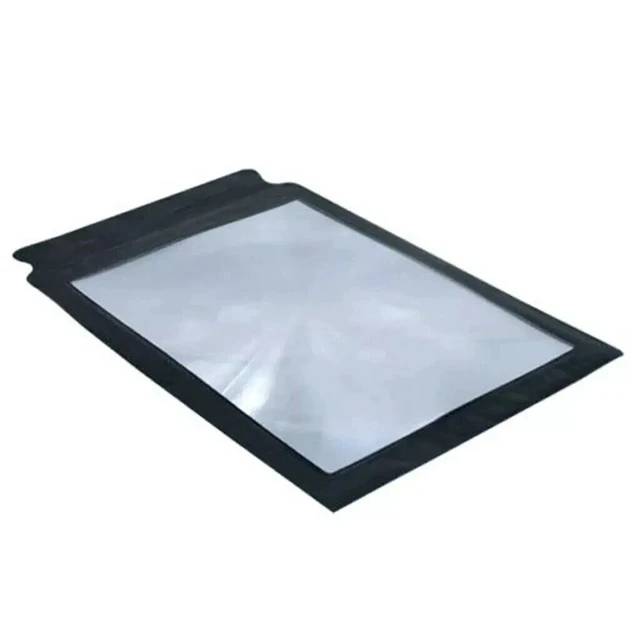 Alt view image 2 of 7 - Full Page Magnifier Sheet 4x Big Large Magnifying Glass Reading Book Aid Lens