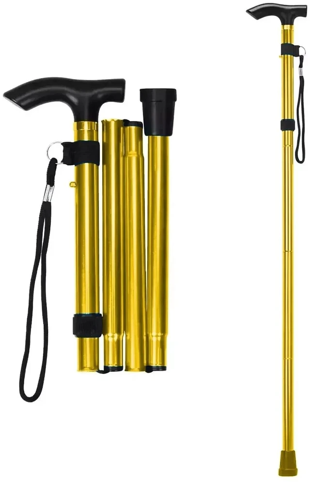 Main image of Cane Walking Stick Adjustable Folding walking Aluminum Collapsible Travel Hiking