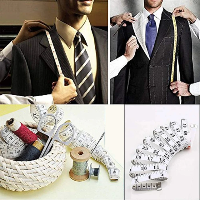 Alt view image 5 of 7 - 2PCS 120" Body Measuring Ruler Sewing Cloth Tailor Tape Measure Seamstress Soft