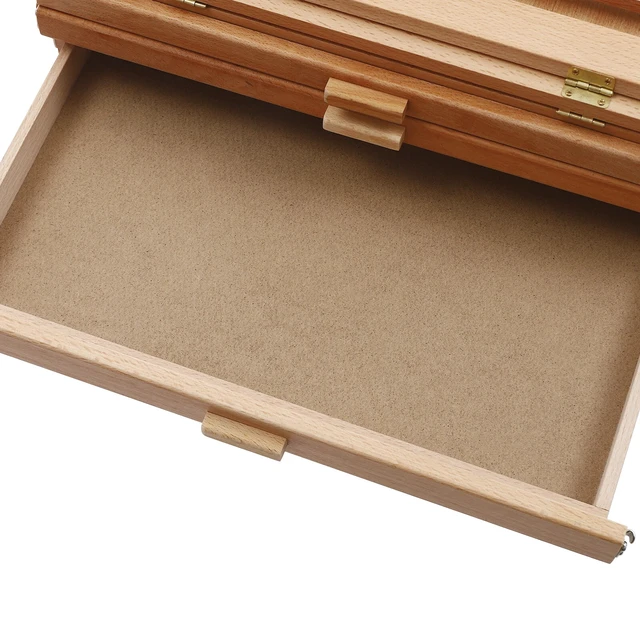 Alt view image 7 of 7 - Adjustable Storage Box Easel,Painting Board Stand with Drawers,Storage Box Easel