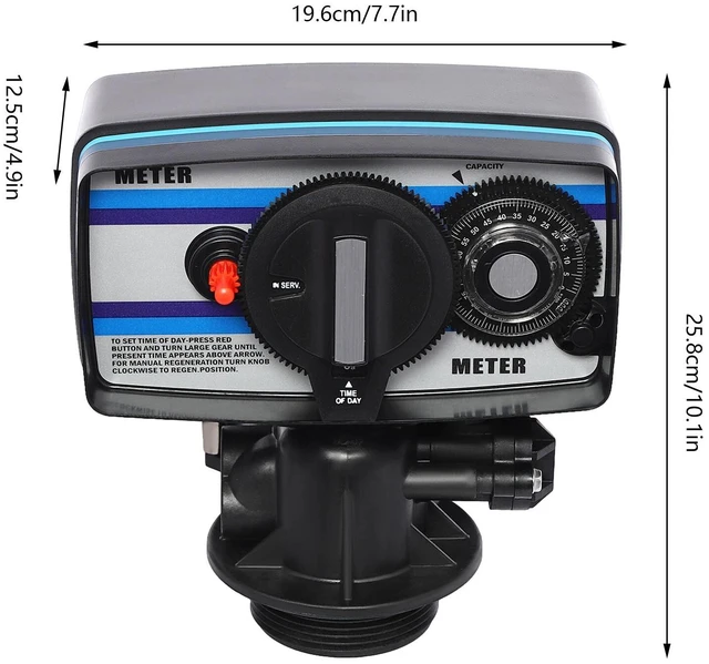 Alt view image 2 of 7 - Water Softener Control Valve Water Softner Head 5600SM Flow Timer Control Valve