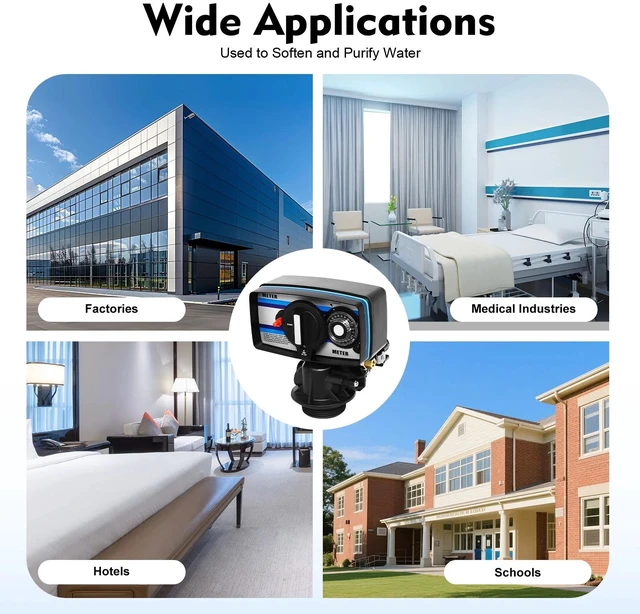 Alt view image 6 of 7 - Water Softener Control Valve Water Softner Head 5600SM Flow Timer Control Valve