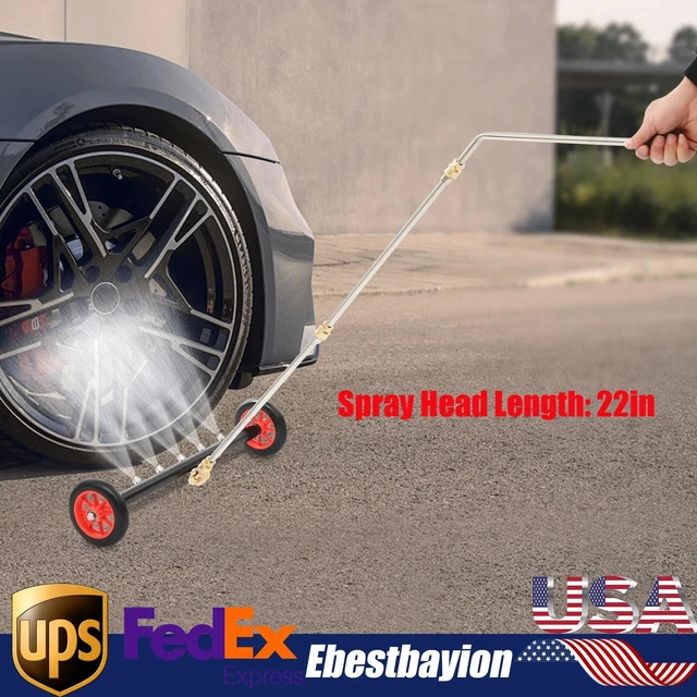 Main image of Undercarriage Pressure Washer Attachment 2-in-1 Cleaner Water Broom 7 Nozzles