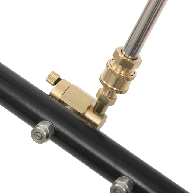 Alt view image 7 of 7 - Undercarriage Pressure Washer Attachment 2-in-1 Cleaner Water Broom 7 Nozzles