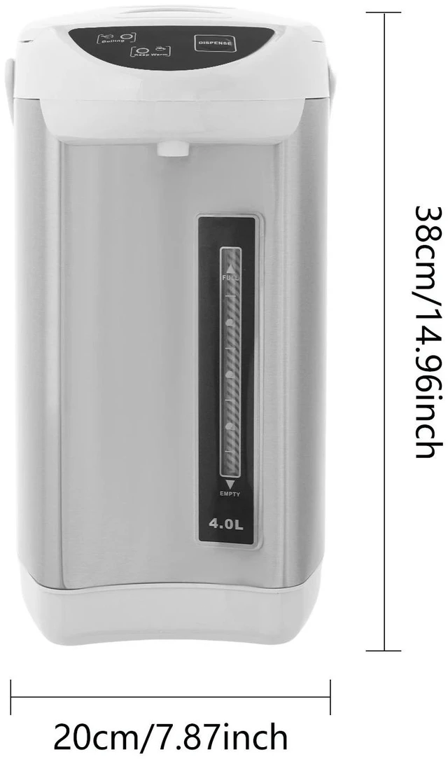 Alt view image 2 of 7 - 4-Liter Electric Water Boiler Warmer Electric Hot Pot Kettle Hot Water Dispenser