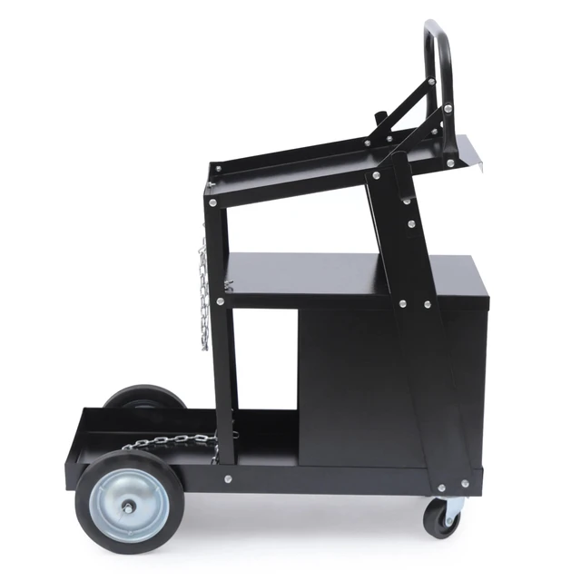 Alt view image 3 of 7 - Welding Cart with 4 Drawers for MIG TIG Welder and Plasma Cutter 360° Rolling