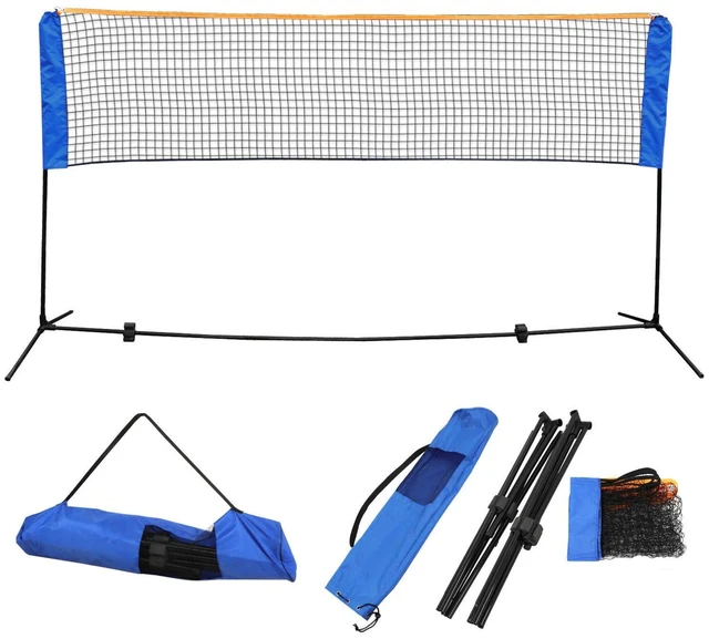 Alt view image 3 of 7 - Portable Removable Badminton Beach Volleyball Tennis Training Net w/ Carry Bag