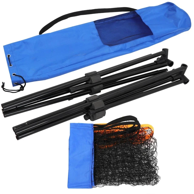 Alt view image 6 of 7 - Portable Removable Badminton Beach Volleyball Tennis Training Net w/ Carry Bag
