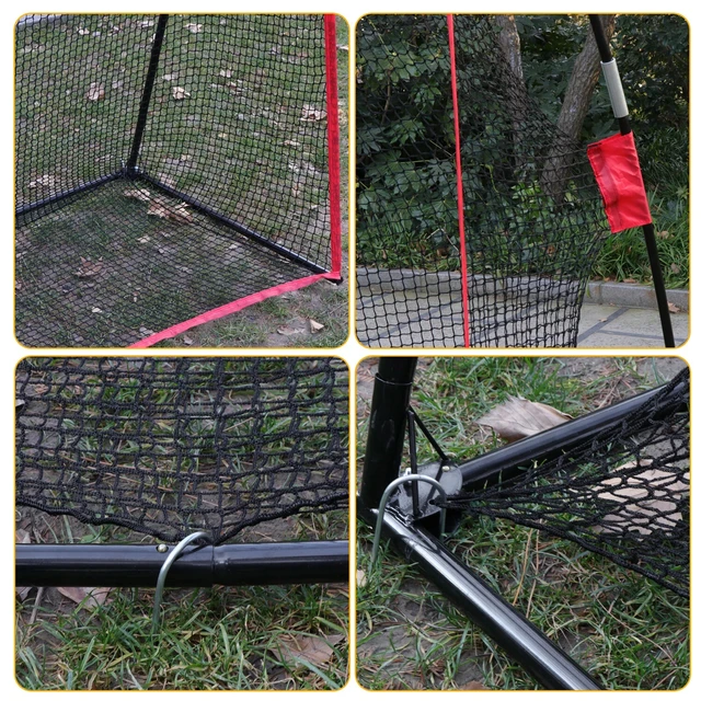 Alt view image 4 of 7 - 10 x 7 ft Hitting Net for Golf Practice Training, Outdoor Yard Garden Range