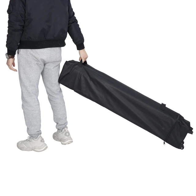 Alt view image 6 of 7 - 10x10 Pop Up Canopy Tent Waterproof Foldable Adjustable Heights w/ Wheeled Bag