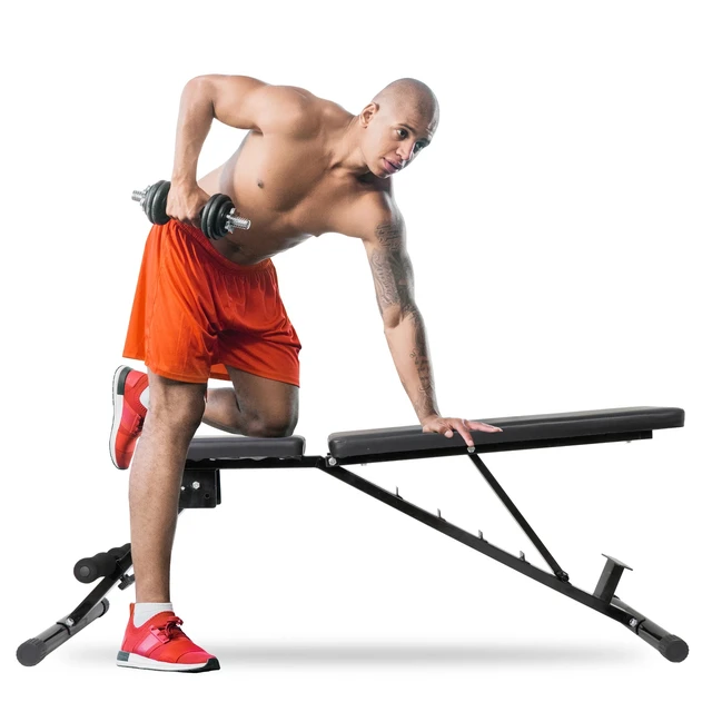 Alt view image 2 of 7 - 700 lbs Adjustable Utility Bench Weight Bench Home Gym Fitness Workout Exercise