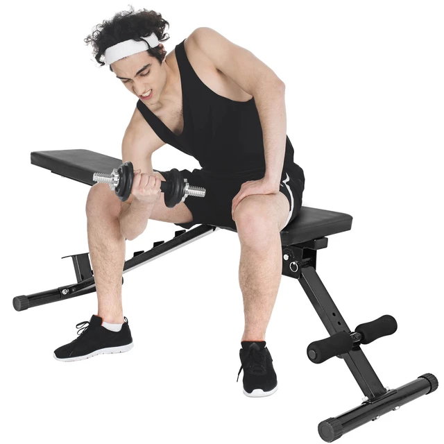 Alt view image 3 of 7 - 700 lbs Adjustable Utility Bench Weight Bench Home Gym Fitness Workout Exercise