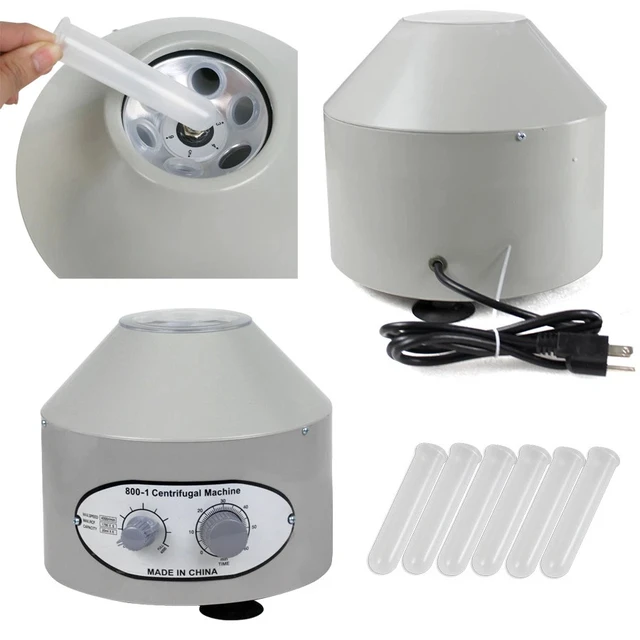 Alt view image 5 of 7 - Desktop 800-1 Electric Centrifuge Machine 4000Rpm Laboratory Medical w/ Timer