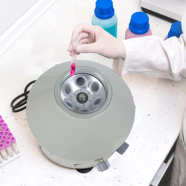 Alt view image 3 of 7 - Desktop 800-1 Electric Centrifuge Machine 4000Rpm Laboratory Medical w/ Timer