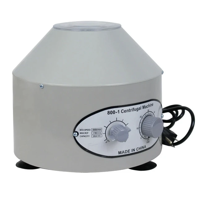 Alt view image 7 of 7 - Desktop 800-1 Electric Centrifuge Machine 4000Rpm Laboratory Medical w/ Timer