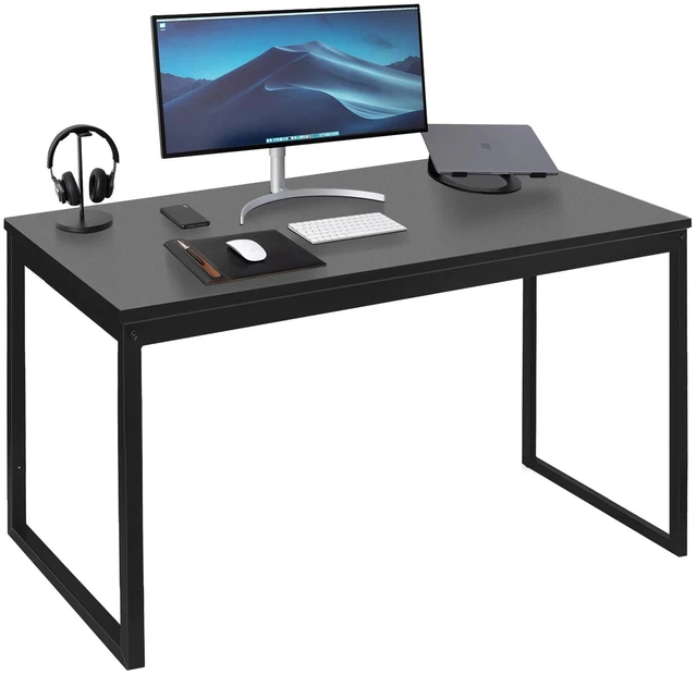 Main image of 47" Computer Writing Desk Modern Study Office PC Laptop Desk Corner Table Black