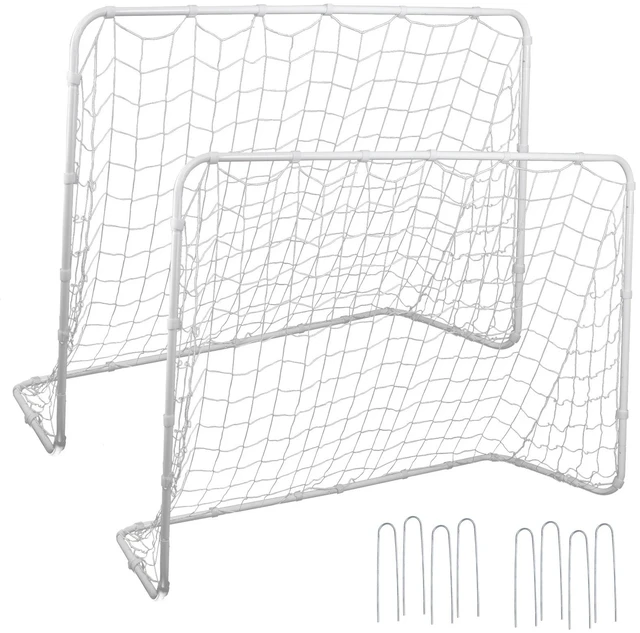 Main image of 6x4 FT Post 2 Pack Soccer Goal Practice Football Net Steel Frame w/Durable Net
