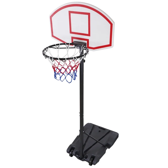 Alt view image 2 of 7 - 5.5-7FT Adjustable Basketball Hoop System Outdoor Kids Sports Yard Backboard