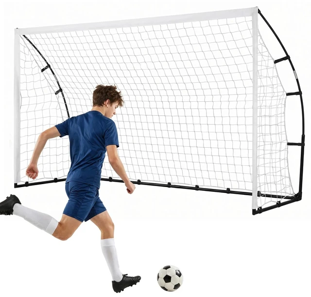 Main image of Youth Adult Portable Soccer Goal 10x6.6FT Weather Resistant Net Quick Install
