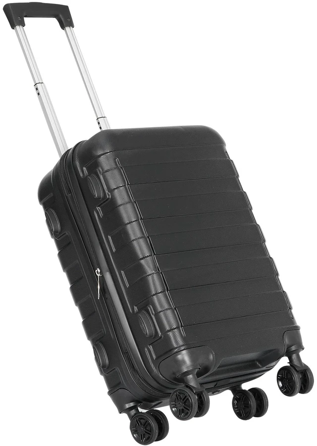 Main image of 22" Hardside Carry On Spinner Suitcase Luggage Expandable with Wheels Black