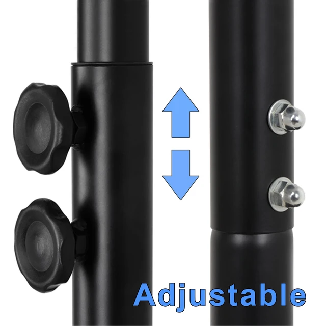 Alt view image 4 of 7 - 28'' x 18'' Backboard Adjustable Height Basketball Hoop Outdoor Stand