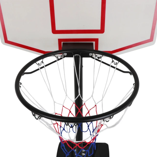 Alt view image 5 of 7 - 28'' x 18'' Backboard Adjustable Height Basketball Hoop Outdoor Stand