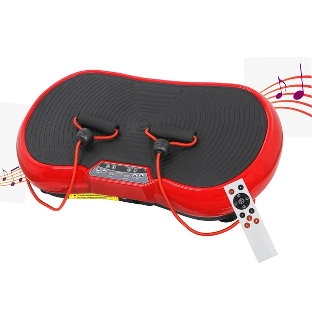 Alt view image 3 of 7 - Vibration Machine New Full Body Platform Fitness Vibration Plate with Straps