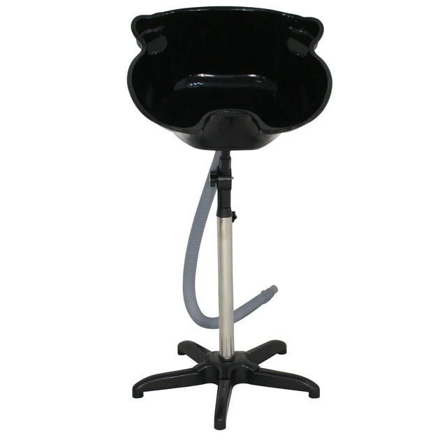 Alt view image 2 of 7 - Pro Portable Shampoo Basin Height Adjustable Salon Hair Treatment Bowl Black New