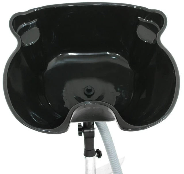 Alt view image 3 of 7 - Pro Portable Shampoo Basin Height Adjustable Salon Hair Treatment Bowl Black New
