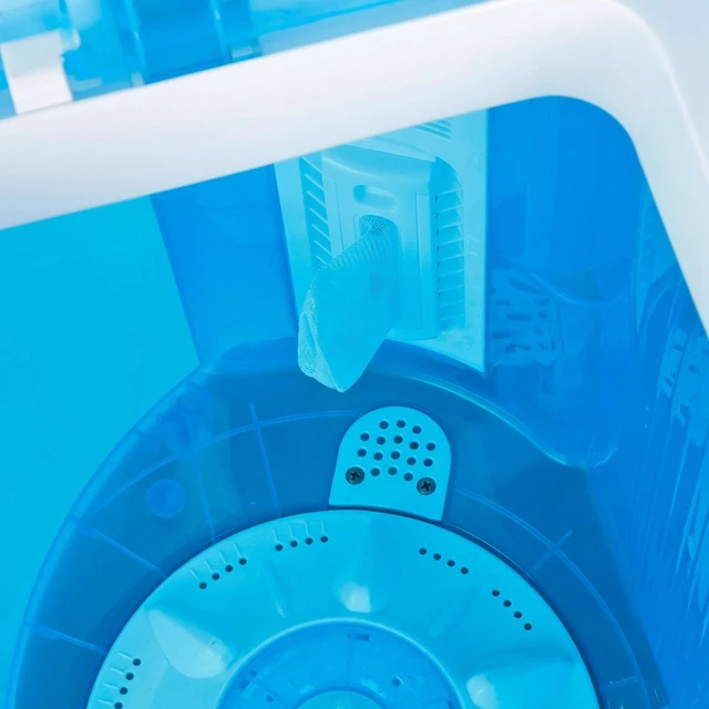 Alt view image 3 of 7 - Mini Portable 9lbs Washing Machine Compact RV Dorm Laundry Washer Spin Dryer