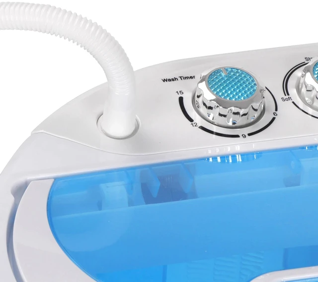 Alt view image 6 of 7 - Mini Portable 9lbs Washing Machine Compact RV Dorm Laundry Washer Spin Dryer